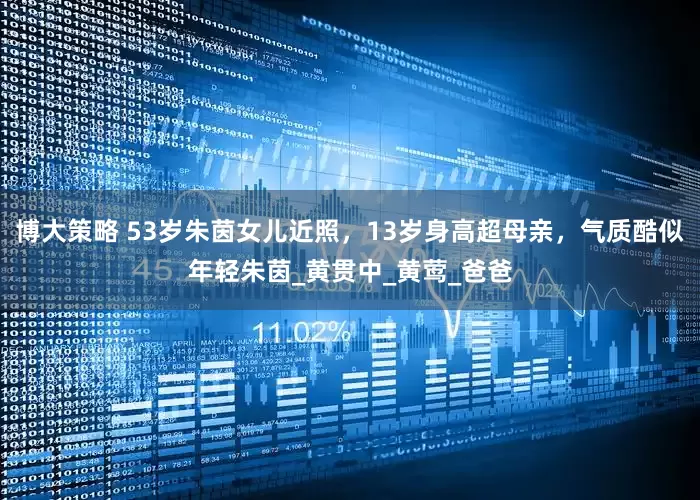 博大策略 53岁朱茵女儿近照，13岁身高超母亲，气质酷似年轻朱茵_黄贯中_黄莺_爸爸