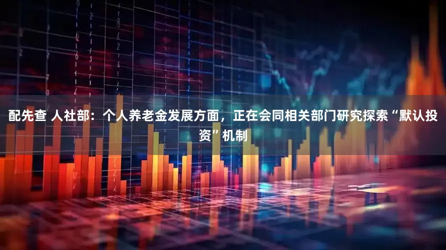 配先查 人社部：个人养老金发展方面，正在会同相关部门研究探索“默认投资”机制
